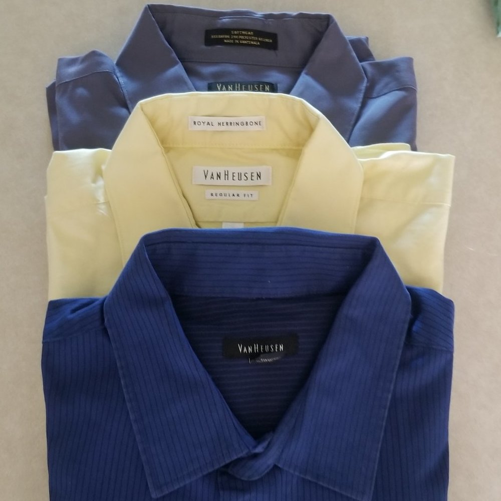 Lot of Vintage Van Heusen 1990s Shirts